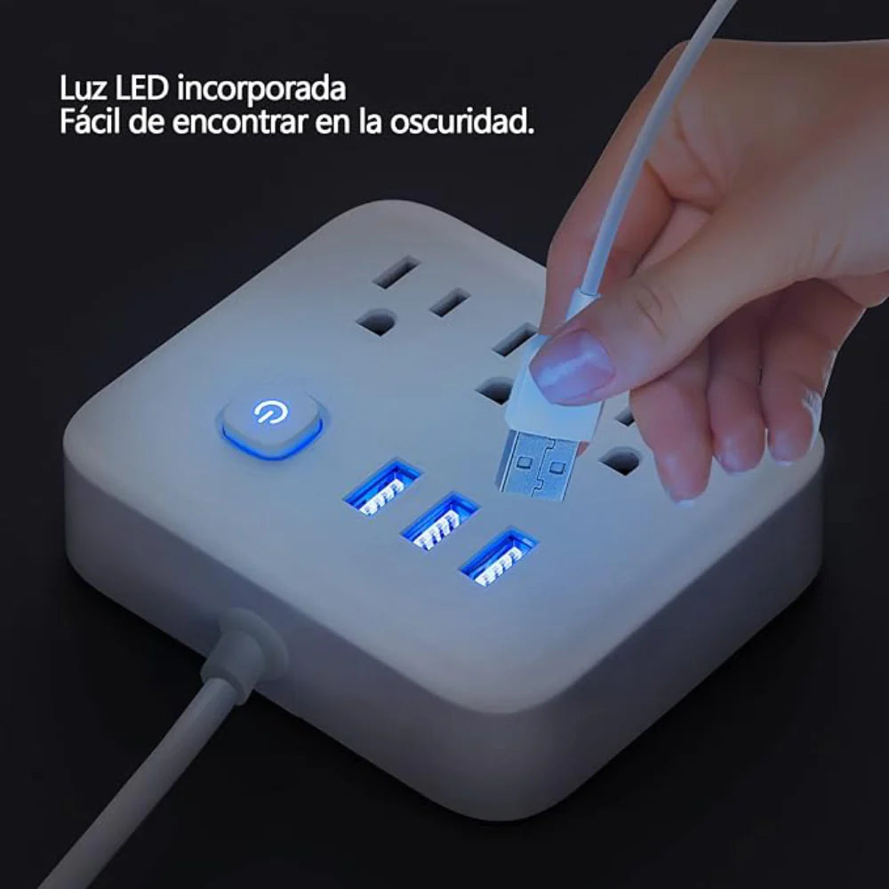 Regleta Extension con USB