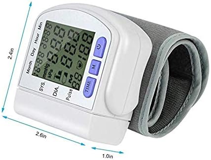 Monitor de presión arterial de muñeca con pantalla LCD Digital tensiometro