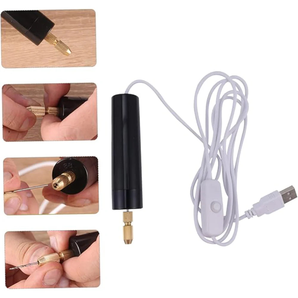 Mini taladro eléctrico USB