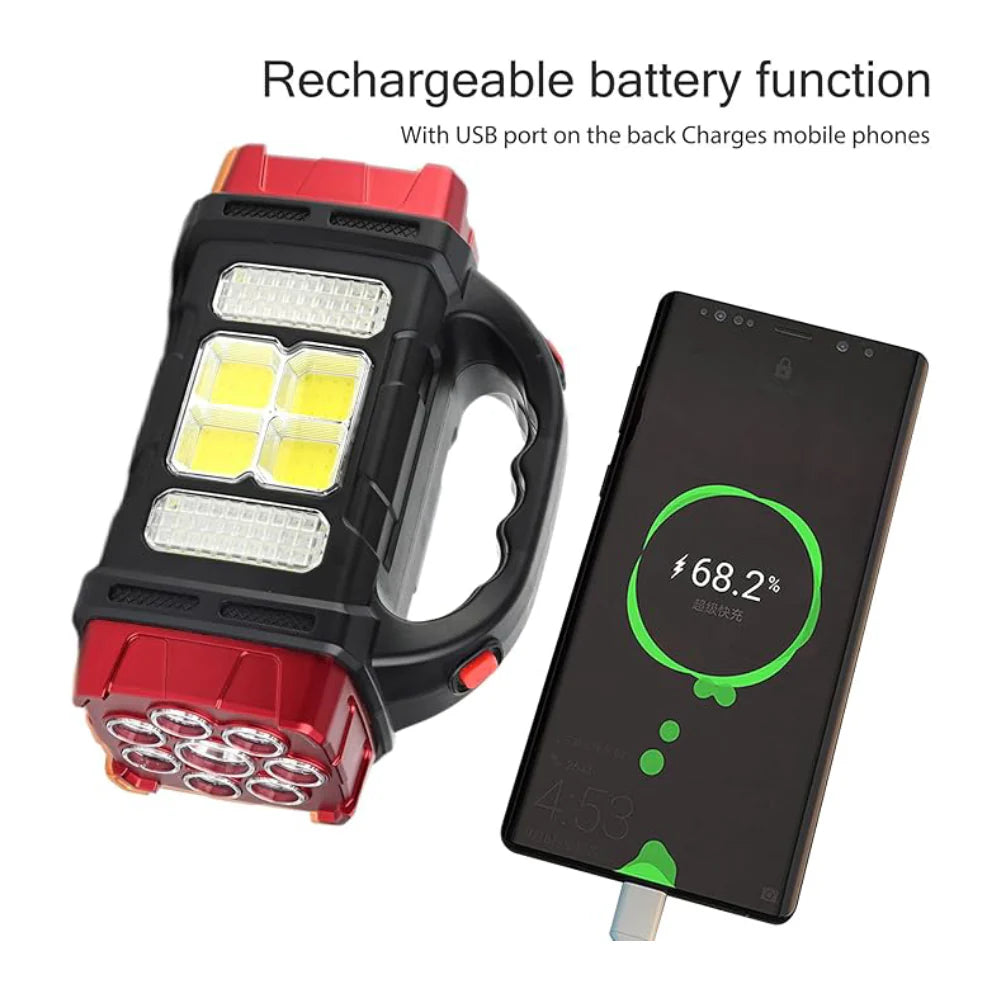 Linterna grande recargable por USB